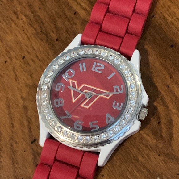 Silicone Maroon Band Virginia Tech Watch - Picture 2 of 3